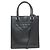 Prada 1BA333 Borsa a mano 2 in 1 con logo in rilievo Nero