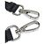 Prada 1BA333 Borsa a mano 2 in 1 con logo in rilievo Nero - vista 23