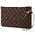 Borsa Louis Vuitton Damier Neverfull MM Marrone - vista 2