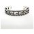 Bracciale quadrato G in argento 925 di GUCCI - vista 5