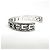Bracciale quadrato G in argento 925 di GUCCI - vista 7