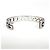 Bracciale quadrato G in argento 925 di GUCCI - vista 8