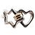 Tiffany & Co. Doppelsternring Silber Golden