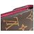 Portafoglio Compatto Rosalie Monogramma Louis Vuitton Marrone Fuschia - vista 11