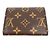 Portafoglio Compatto Rosalie Monogramma Louis Vuitton Marrone Fuschia - vista 2