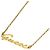 Collana Logo Gucci in Oro Giallo 18K
