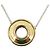 Tiffany & Co. 925 750 Magic Circle Anhänger Halskette Silber