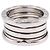 Bulgari Bvlgari B-zero1 4-Band Ring aus 18K Weißgold Silber - Ansicht 2