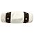 Borsa Tote Louis Vuitton Antigua Cabas PM Marrone Bianco - vista 5