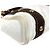 Borsa Tote Louis Vuitton Antigua Cabas PM Marrone Bianco - vista 7