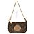 Mini Pochette Accessori Monogramma Louis Vuitton Marrone