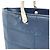 Blauer Nylon-Canvas-Tote mit CC Coco-Logo von Chanel - Ansicht 11