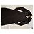 Paco Rabanne Vestido negro con collar de cadena dorada - vista 6