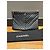 Pochette in pelle trapuntata nera a zigzag Chanel Nero - vista 10