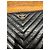 Pochette in pelle trapuntata nera a zigzag Chanel Nero - vista 11