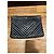 Pochette in pelle trapuntata nera a zigzag Chanel Nero - vista 2