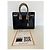 Saint Laurent sac de jour in black leather and rock python Nero - vista 3