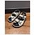 Sandali Dad Chanel 37 Nero Bianco - vista 12