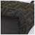 Borsa a mano in tela Zucca FENDI nera e marrone Auth ep13621 Nero - vista 9