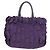 PRADA Borsa a mano in nylon pelle viola oro Auth 173998 D'oro Porpora - vista 2