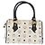 Borsa Boston MCM Vicetos Logogram in pelle PVC 2 in 1 Bianco Oro Auth hk3541 D'oro - vista 2
