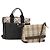 Borsa a mano Burberry Nova Check Blue Label 2 pezzi beige Auth bs32603