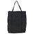 PRADA Borsa a Mano Satin Nera Auth 174000 Nero - vista 2