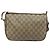 Borsa Sherry Line GG Supreme Web di GUCCI in PVC beige e oro 89 02 077 Auth ep13593 D'oro - vista 2