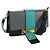 Prada Bolso de Hombro de Cuero Gris Dorado Auth 173314V Castaño