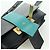 Prada Bolso de Hombro de Cuero Gris Dorado Auth 173314V Castaño - vista 21
