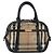 BURBERRY Nova Check Handtasche aus Canvas Beige Gold Auth 172387 - Ansicht 13