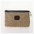 Céline Pochette Celine Macadam in tela C Macadam PVC 3 pezzi Beige Marrone Auth fm5234 - vista 2