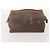 Céline Pochette Celine Macadam in tela C Macadam PVC 3 pezzi Beige Marrone Auth fm5234 - vista 9