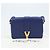 Sac à bandoulière Y Line en cuir bleu et or SAINT LAURENT 311214 Auth 172514V Doré - vue 12
