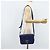 Sac à bandoulière Y Line en cuir bleu et or SAINT LAURENT 311214 Auth 172514V Doré - vue 27