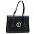 Borsa a mano Christian Dior in pelle nera e oro Auth bs33762 Nero D'oro