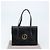 Borsa a mano Christian Dior in pelle nera e oro Auth bs33762 Nero D'oro - vista 12