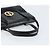 Borsa a mano Christian Dior in pelle nera e oro Auth bs33762 Nero D'oro - vista 7