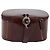 Borsa a mano GUCCI in pelle verniciata marrone argento Auth ep13600 - vista 2
