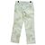 Pantalones de denim botánico CHANEL de algodón blanco CC Auth 158566M - vista 2