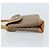 Gucci Borsa a spalla Micro GG Supreme in PVC Beige Oro Auth 173871 D'oro - vista 4