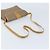 Gucci Borsa a spalla Micro GG Supreme in PVC Beige Oro Auth 173871 D'oro - vista 7
