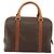 Céline Borsa Boston in tela Macadam CELINE in pelle PVC marrone e oro Auth ki6547 D'oro - vista 2