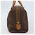 Céline Borsa Boston in tela Macadam CELINE in pelle PVC marrone e oro Auth ki6547 D'oro - vista 3