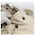 Borsa a spalla Canage Chain Christian Dior in pelle di agnello bianca e argento Auth 169703 Bianco - vista 10
