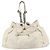 Borsa a spalla Canage Chain Christian Dior in pelle di agnello bianca e argento Auth 169703 Bianco - vista 2