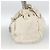 Borsa a spalla Canage Chain Christian Dior in pelle di agnello bianca e argento Auth 169703 Bianco - vista 4