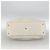 Borsa a spalla Canage Chain Christian Dior in pelle di agnello bianca e argento Auth 169703 Bianco - vista 5