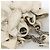 Borsa a spalla Canage Chain Christian Dior in pelle di agnello bianca e argento Auth 169703 Bianco - vista 6