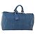 LOUIS VUITTON Epi Keepall 50 Borsa Boston Blu M42965 LV Auth LNZ303